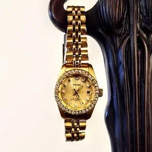 Sale?Gruen woman\'s watch Gruen Ladies Gold Tone Quartz Watch 001-3N20 | eBay main image 4